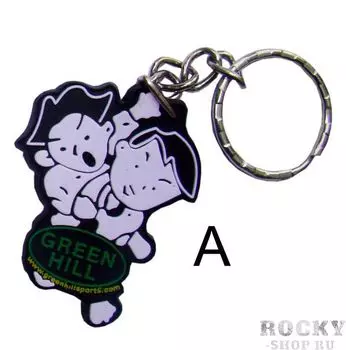 Брелок сувенирный резиновый "дзюдо схватка" Green Hill