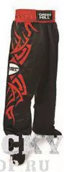 Брюки для кикбоксинга Green Hill master, Красные Green Hill