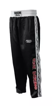 Брюки для кикбоксинга kiсk barb, Черный Green Hill
