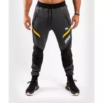 Брюки спортивные Venum ONE FC Impact Grey/Yellow Venum