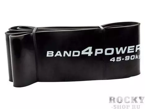 Черная резиновая петля, 45-90 кг Band4Power
