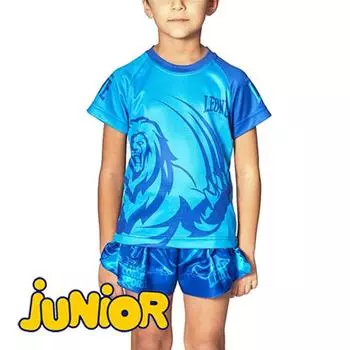 Детская футболка LEONE 1947 MASCOT ABJ12 Blue Leone