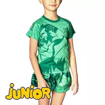 Детская футболка LEONE 1947 MASCOT ABJ12 Green Leone