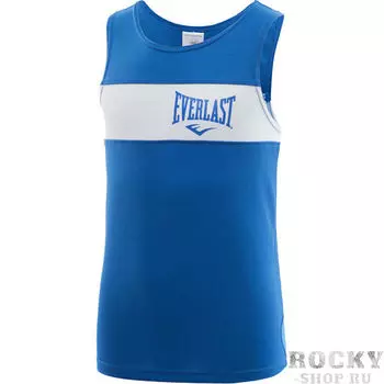 Детская майка боксерская Elite, синe-белые