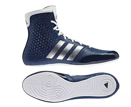 Детские боксерки KO Legend 16.2 сине-белые Adidas
