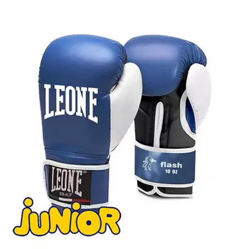 Детские боксерские перчатки Leone 1947 FLASH GN083 Синие, 4 унции Leone