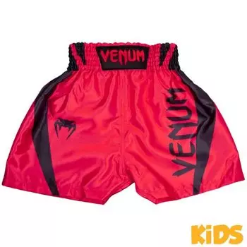 Детские боксёрские шорты Venum Elite Red/Black Venum