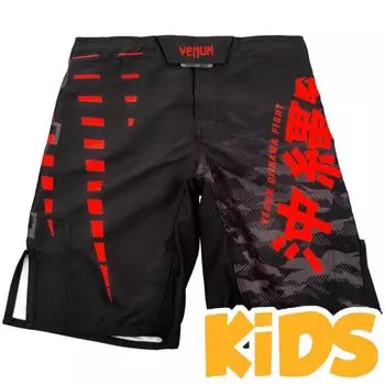 Детские ММА шорты Venum Okinawa 2.0 Black/Red Venum