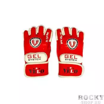Детские перчатки для ММА Velo Gel Red/White Velo