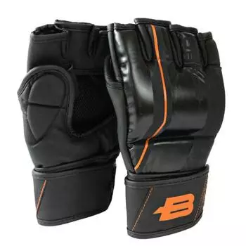Детские перчатки ММА b-series Black/Orange