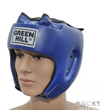 Детский боксерский шлем special, Синий Green Hill