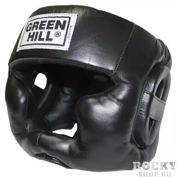 Детский боксерский шлем super от greenhill, Черный Green Hill