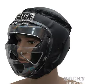 Детский боксерский шлем закрытый ring, Черный