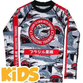 Детский рашгард Hardcore Training Sharks Hardcore Training