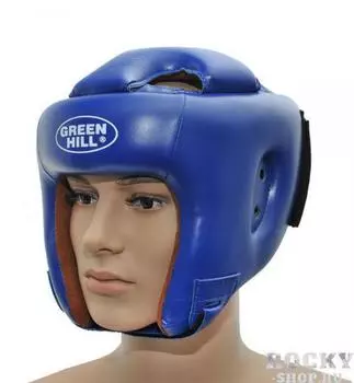 Детский шлем для бокса brave, Синий Green Hill