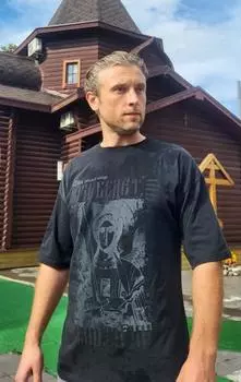 Футболка Архангел Михаил черный