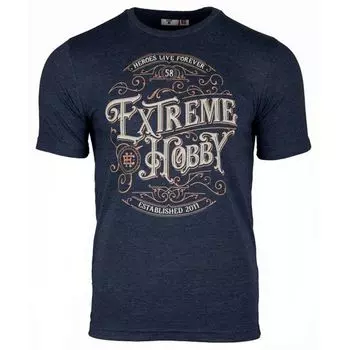 Футболка calligraphy (джинсовый)