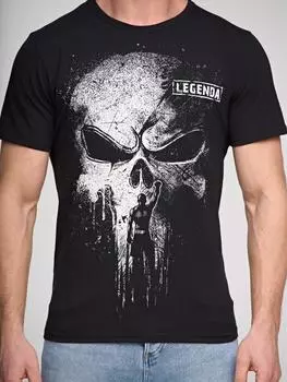 Футболка Череп Каратель черный