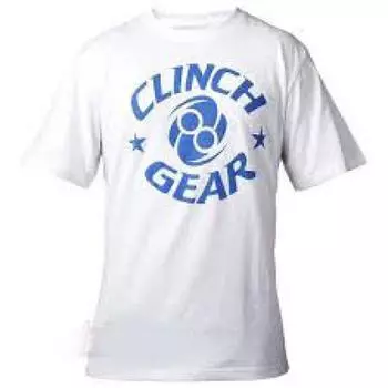 Футболка Clinch Gear Icon Tee- White/ Blue Clinch