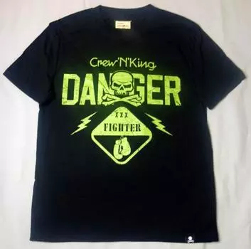 Футболка Crew&King Danger Black