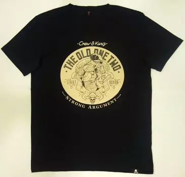 Футболка CrewandKing One Two - Двоечка , Черная CrewandKing