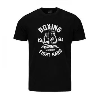 Футболка Boxing Fight Hard черная