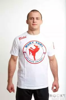 Футболка Muay Thai, белая Fairtex