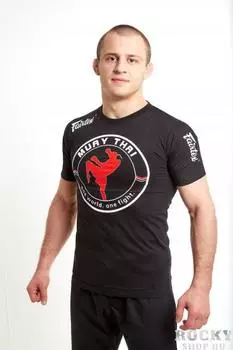 Футболка Muay Thai, черная Fairtex