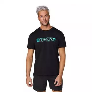 Футболка мужская Asics 2031c473 001 m foil print ss top Asics