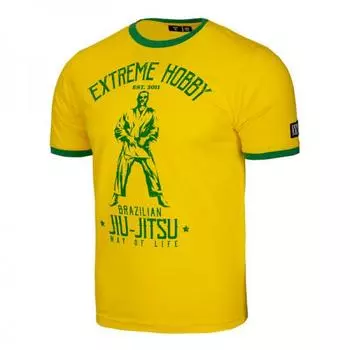 Футболка мужская BJJ yellow