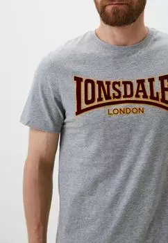 Футболка мужская LONSDALE CLASSIC Marl Grey