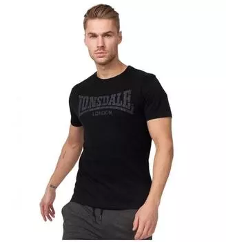 Футболка мужская LONSDALE LOGO KAI Black