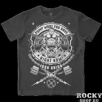 Футболка Power Man, темно серая Max Extreme