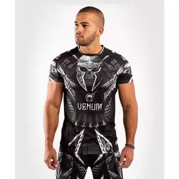 Футболка Venum Gladiator 4.0 Dry Tech Black/White Venum