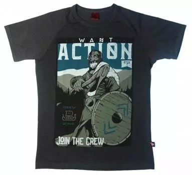 Футболка Want action?