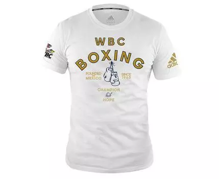 Футболка WBC Boxing Gloves T-Shirt белая