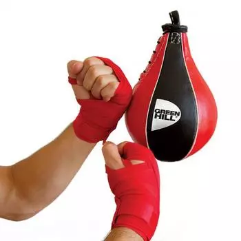 Груша best на подвеске №4, высота с петлей 33, окружность 60