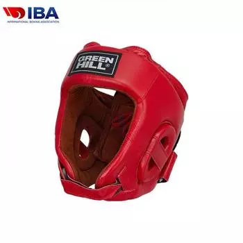 HGF-4012 Боксерский шлем FIVE STAR одобренный IBA красный