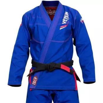 Кимоно для бжж Venum Elite Light Blue/Red Venum