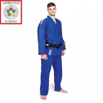 Кимоно для дзюдо Green Hill Professional, одобрено IJF, Синий Green Hill