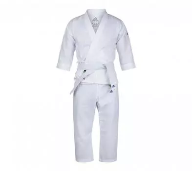 Кимоно для карате подростковое с поясом Evolution WKF белое Adidas