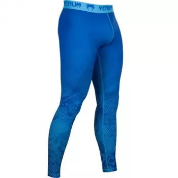 Компрессионные штаны Venum "Fusion" Compression Spats - Blue Venum
