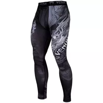 Компрессионные штаны Venum Minotaurus Black/White Venum