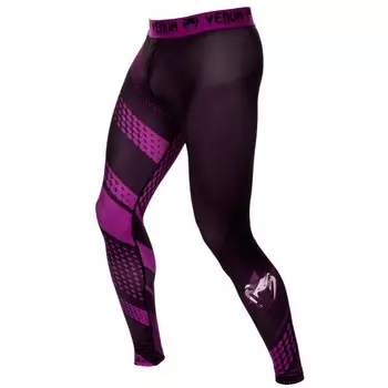 Компрессионные штаны Venum Rapid Black/Purple Venum
