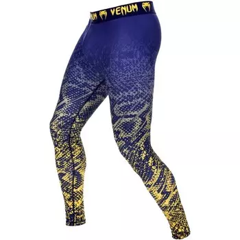 Компрессионные штаны Venum Tropical Blue/Yellow Venum