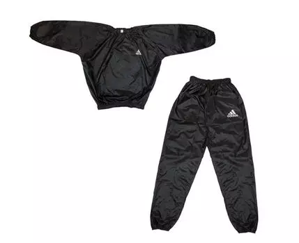 Костюм для сгонки веса Sauna Suit черный, черный Adidas