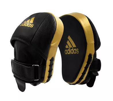 Лапы AdiStar Pro Speed Focus Pad черно-золотые