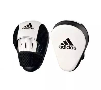 Лапы Hybrid 150 Focus Mitts бело-черные Adidas