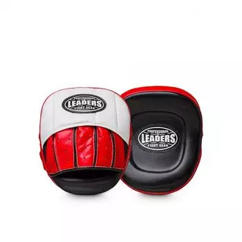 Лапы тренерские LEADERS TACTICAL BK/WH/RD