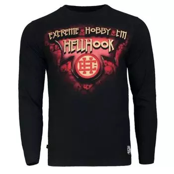 Лонгслив hell hook, черный